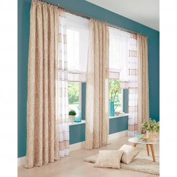 My home Raffrollo »Camposa«, mit Klettband, Voile, transparent