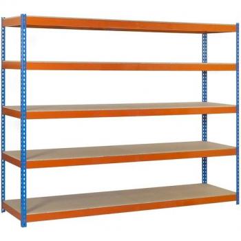 Kit Simonforte 2407-5 Chipboard Azul/Naranja/Madera