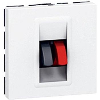 Prise murale haut-parleur Legrand 2 modules blanc