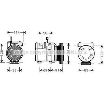 HYAK199 Compacto: Compresor y Aire Acondicionado AvA Cooling Systems
