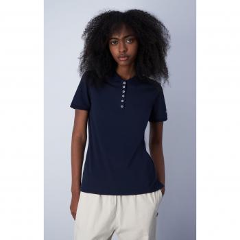 Champion Damen Polo, C-Logo, Blau, M