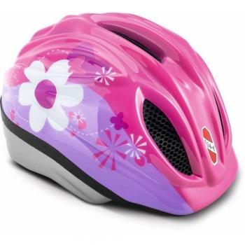 Copricapo ciclismo bambini Puky, versione rosa, misura piccola/media