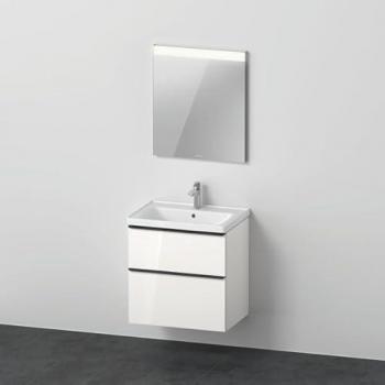 Ensemble D‑Neo Lavabo + Meuble – Couleur blanche brillante