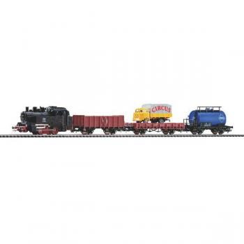 Treno starter scale H0 Piko con tender e vagon merci