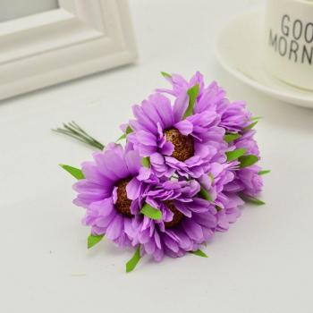 Matériel de couronne DIY avec fleurs Gerbera artificielles