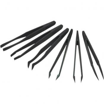 Kit de pincettes ESD pour électronique 6 pcs