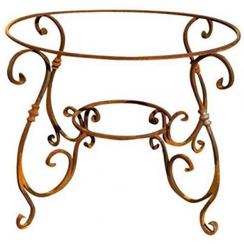 BISCOTTINI Solid Iron Table Support 107x107x74 cm