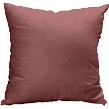 Alix Housse de coussin 40 x 40 cm Rose Soleil d'ocre
