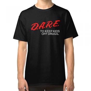 Camiseta Negra RockShark D.A.R.E. para Niños