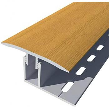 Barre de seuil chêne brut 135 cm avec joint dilatation