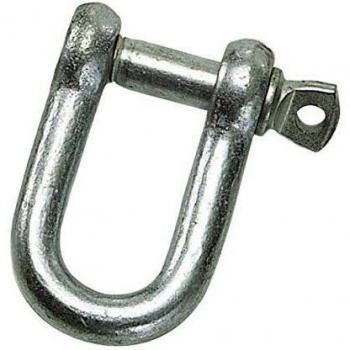 Manille 20 mm droite galvanisée 3/4 usage domestique