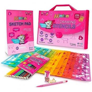 Mimtom Arts and Crafts Stencils for Young Artists