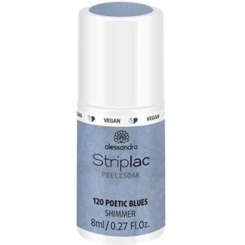Poetic Blues Striplac Peel Or Soak 8 ml – Vernis Semi‑Permanent Alessandro