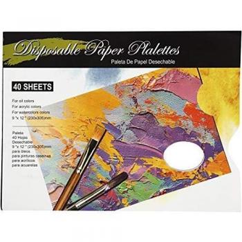 White Paper Palette 31x23 cm