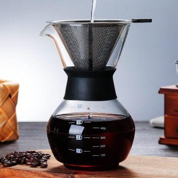 600ml Tropfkaffee Wasserkocher aus Glas