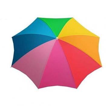 Sombrilla de Exterior Multicolor Ø 220 cm