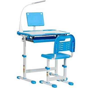 Banco per Bambini con Sedia Inclinabile e Altezza Regolabile