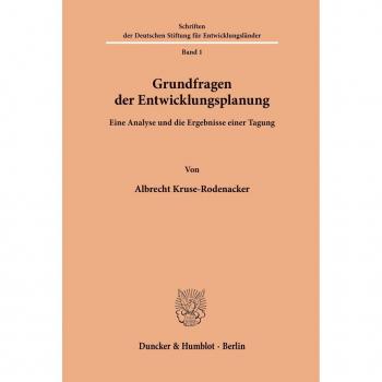 Kruse-Rodenacker, Albrecht: Grundfragen der Entwicklungsplanung.