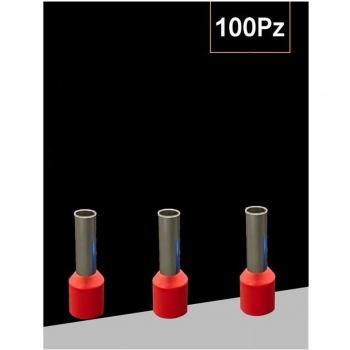 Terminali Isolati 100pz 1.5mm² Rosso