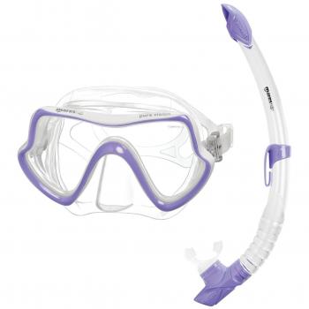 Plongeon Mares Adultes Vision Pure – Masque & Snorkel (Violet Transparent)
