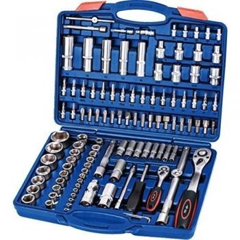 Juego de Llave Vaso 111 Piezas Profer Top con Carraca 1/4-1/2''