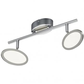 Trio-Lichtbalken Duellant in Chrom – Maße: 13,5 × 36,5 × 15,0 cm