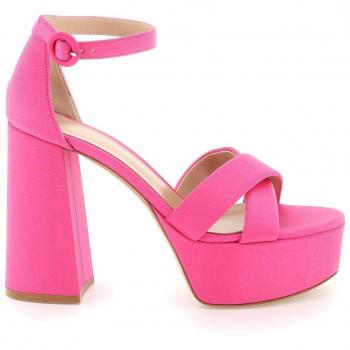 Gianvito Rossi Sandales Fuchsia, talon bottier chic – IT 37