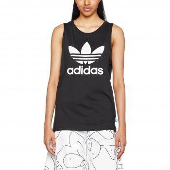 Adidas Damen Tanktop, Loose Fit, Schwarz, 38