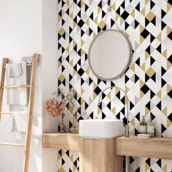 Bande de Protection Béton 65x65 – Motif Géométrique