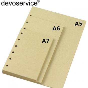 A5 A6 A7 Kraft Paper Diary Inserts