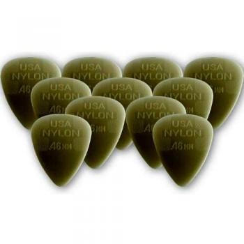 Dunlop Nylon Standard Pick 0.46mm Cream Pack of 12