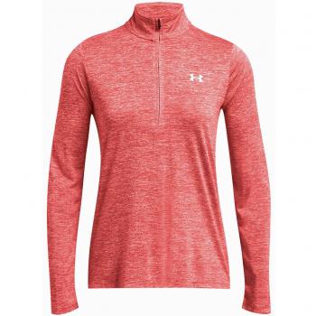 Tec Half Zip Twist Feminino Red Under Armour