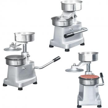 Pressa per Hamburger e 500 Fogli di Carta Cerata 13 cm