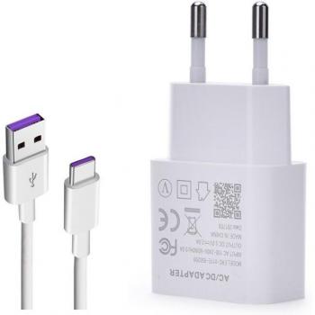 5V 2A USB Type C EU Plug Adapter for Huawei Nova3, Honor 8-9, P8-P20 Lite, Mate 7-9