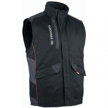 Gilet de travail FACOM Track noir/rouge, taille L – FXWW5000E-L