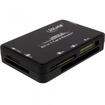 InLine 76631C Universal Kartenleser, USB 3.0, Schwarz