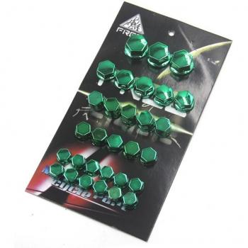 FASP 30 Teile Motorrad Schraube Abdeckung Set
