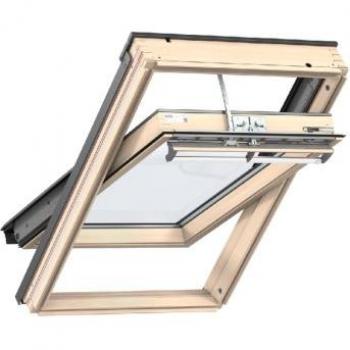 Finestra solare VELUX marrone e grigio antracite 94x160
