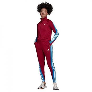 Adidas Damen Sportbekleidung Trainingsanzug rot
