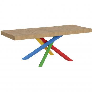 Mesa Volantis 90x180 cm – Roble Natura, Diseño Premium y Extensible