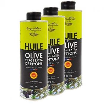 Coffret 3x 50 cl d’huile d’olive de Nyons AOP – Marques Georges Nivière
