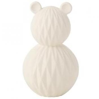 Ours de Porcelaine Lumineux JOLIPA 22 cm