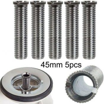 Crépine de panier d'évier M12, 1/2/5 pièces en acier inoxydable