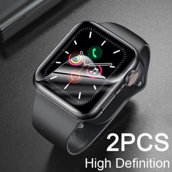 Protector hidrogel para pantalla de Apple Watch Series SE 6 5 4 2, película para 38mm, 42mm, 40mm, 44mm