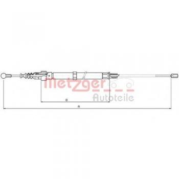 METZGER 10.7508 Handbremsseil