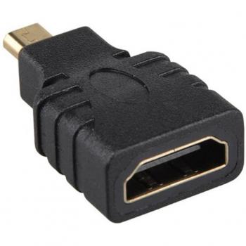 Gold-Plated Micro-HDMI to HDMI Connector for Raspberry Pi 4
