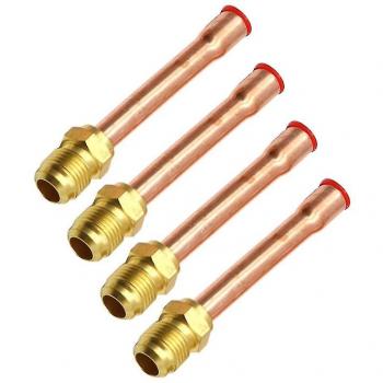 Kit de raccords en laiton pour tubes de cuivre 4 pièces