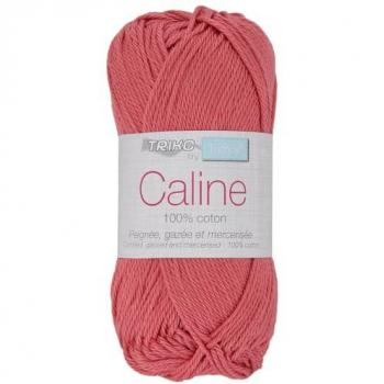 Pelote de fil mercerisé Caline Rose Thé