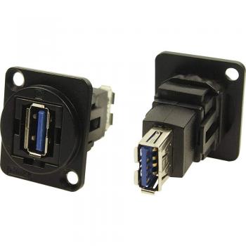 Cliff USB A Buchse 3.0 auf USB B Buchse 3.0 Adapter, Einbau CP30205NMB