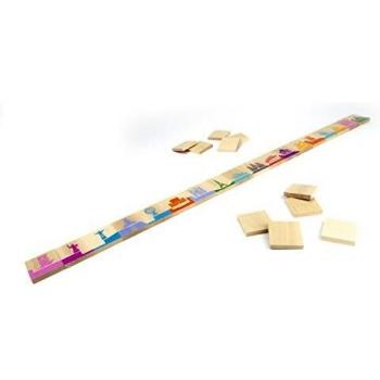 Milaniwood Dominos Rotanti in Legno, Colori Vivaci